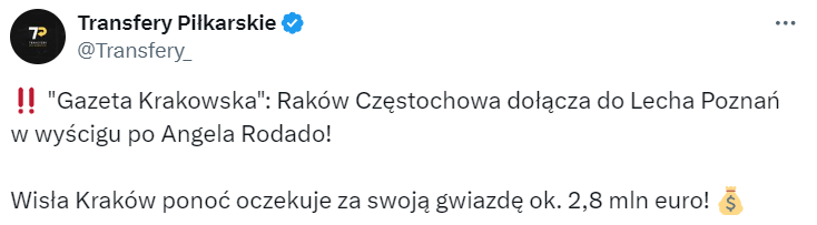 HIT! Na tyle Wisła Kraków WYCENIŁA Angela Rodado! O.o